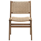 Modway Saoirse Woven Rope Wood Dining Side Chair Set of 2