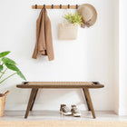 Modway Saoirse 47" Wove Rope Wood Bench