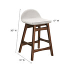 Modway Juno Wood Counter Stool Set of 2