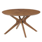 Modway Crossroads Round Wood Coffee Table  