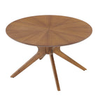 Modway Crossroads Round Wood Coffee Table