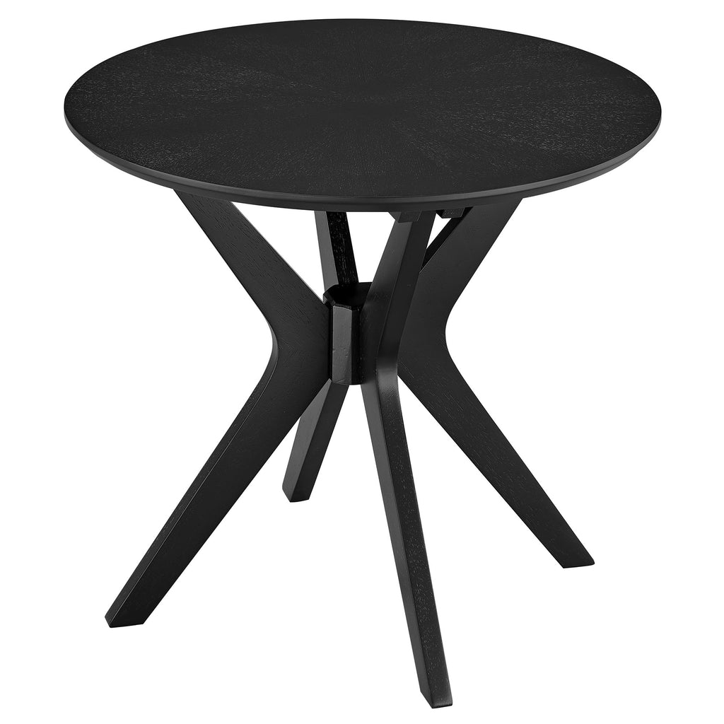 Modway Crossroads 24" Round Wood Side Table  