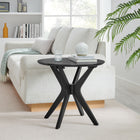 Modway Crossroads 24" Round Wood Side Table