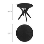 Modway Crossroads 24" Round Wood Side Table