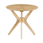 Modway Crossroads 24" Round Wood Side Table
