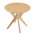 Modway Crossroads 24" Round Wood Side Table