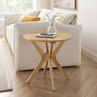 Modway Crossroads 24" Round Wood Side Table