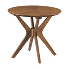 Modway Crossroads 24" Round Wood Side Table  