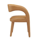 Modway Pinnacle Vegan Leather Dining Chair Set of 2