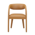 Modway Pinnacle Vegan Leather Dining Chair Set of 2