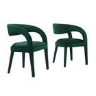 Modway Pinnacle Performance Velvet Dining Chair Set of 2  