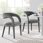 Modway Pinnacle Performance Velvet Dining Chair Set of 2