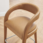 Modway Pinnacle Vegan Leather Counter Stool Set of 2