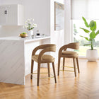 Modway Pinnacle Performance Velvet Counter Stool Set of 2