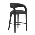 Modway Pinnacle Vegan Leather Bar Stool Set of 2