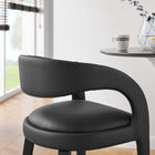 Modway Pinnacle Vegan Leather Bar Stool Set of 2