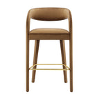 Modway Pinnacle Performance Velvet Bar Stool Set of 2