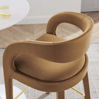 Modway Pinnacle Performance Velvet Bar Stool Set of 2