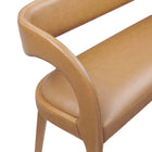 Modway Pinnacle Vegan Leather Accent Bench