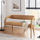 Modway Pinnacle Vegan Leather Accent Bench