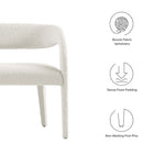 Modway Pinnacle Boucle Fabric Accent Bench