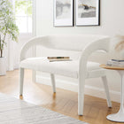 Modway Pinnacle Boucle Fabric Accent Bench