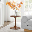 Modway Lina Round Wood Side Table