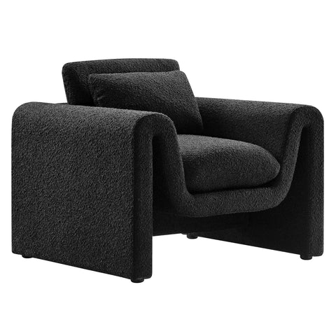 Modway Waverly Boucle Upholstered Armchair  