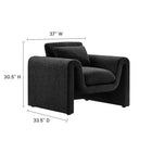 Modway Waverly Boucle Upholstered Armchair