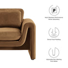 Modway Waverly Performance Velvet Armchair