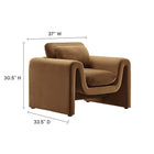 Modway Waverly Performance Velvet Armchair