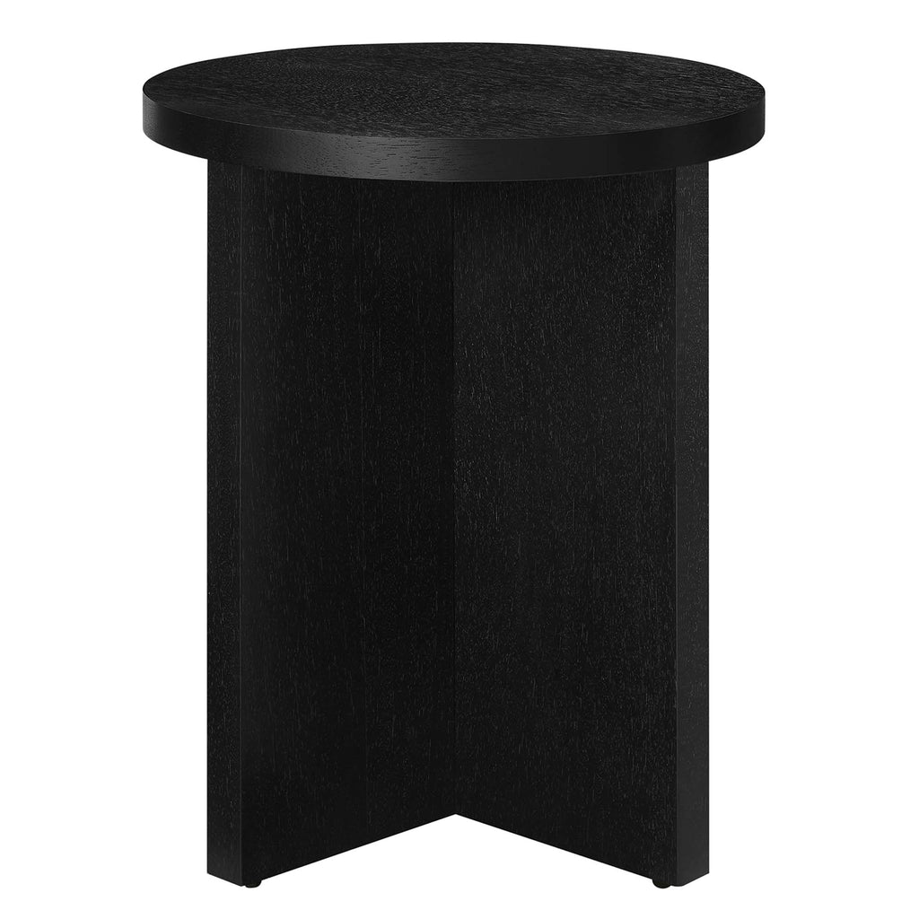 Modway Silas Round Wood Side Table  