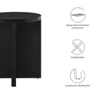 Modway Silas Round Wood Side Table