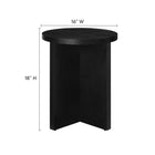 Modway Silas Round Wood Side Table