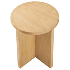 Modway Silas Round Wood Side Table
