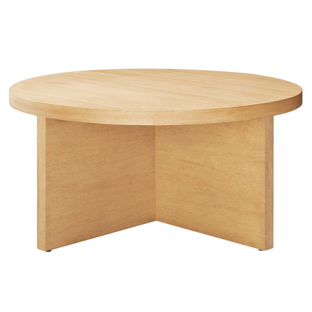 Modway Silas Round Wood Coffee Table  