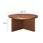Modway Silas Round Wood Coffee Table