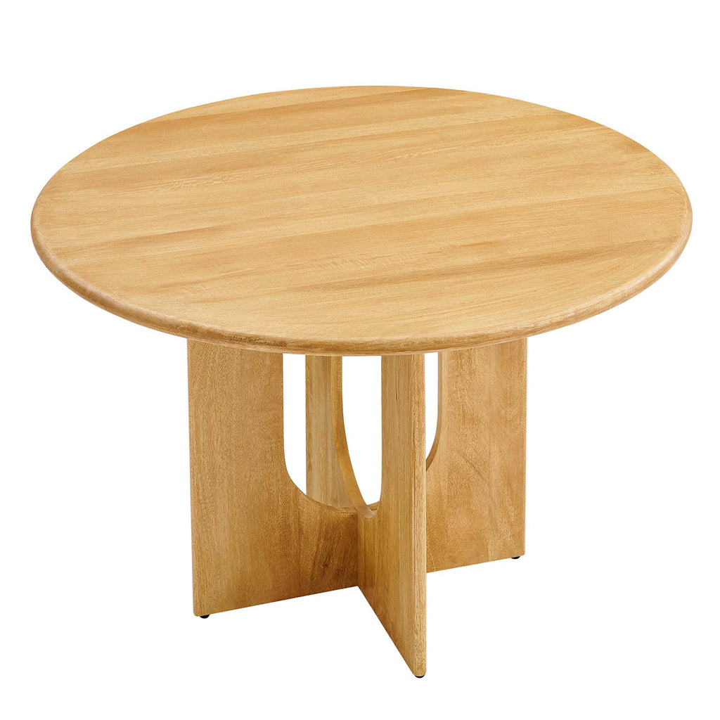 Modway Rivian Round 48" Wood Dining Table  