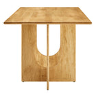 Modway Rivian Rectangular 70" Wood Dining Table