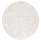 Modway Viva Round White Marble Side Table