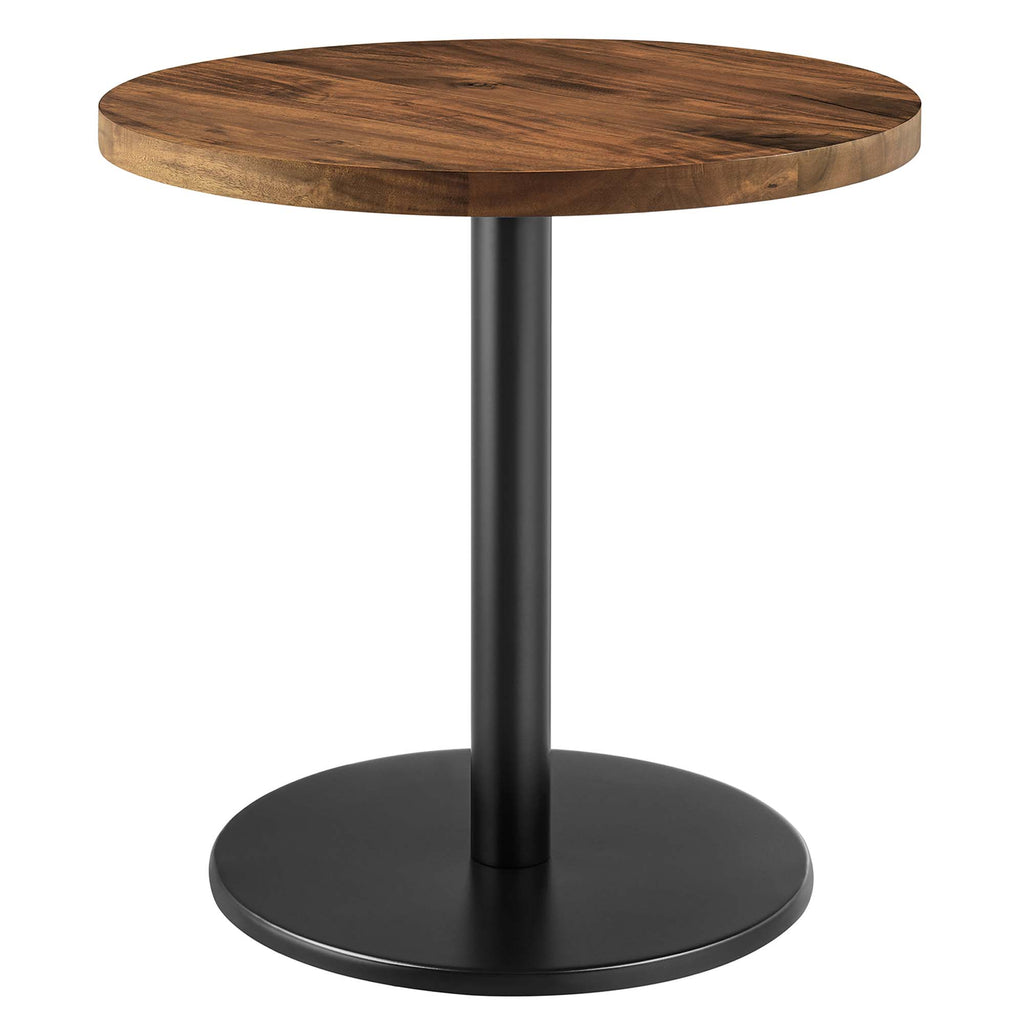 Modway Viva Round Acacia Wood Side Table  
