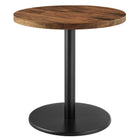 Modway Viva Round Acacia Wood Side Table  