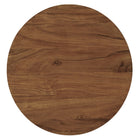 Modway Viva Round Acacia Wood Side Table