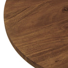 Modway Viva Round Acacia Wood Side Table