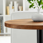 Modway Viva Round Acacia Wood Side Table