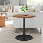 Modway Viva Round Acacia Wood Side Table