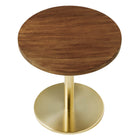 Modway Viva Round Acacia Wood Side Table