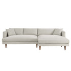 Modway Zoya Right-Facing Down Filled Overstuffed Sectional Sofa