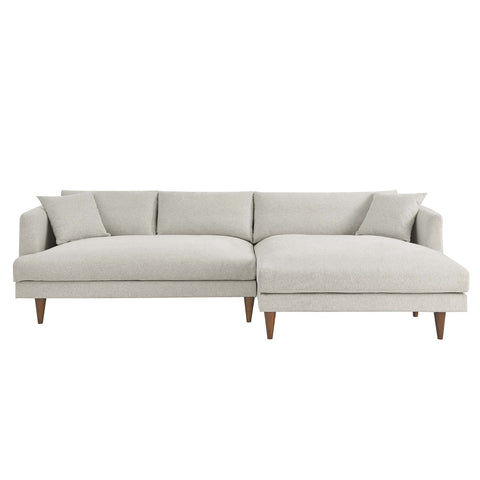 Modway Zoya Right-Facing Down Filled Overstuffed Sectional Sofa  