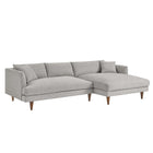 Modway Zoya Right-Facing Down Filled Overstuffed Sectional Sofa  